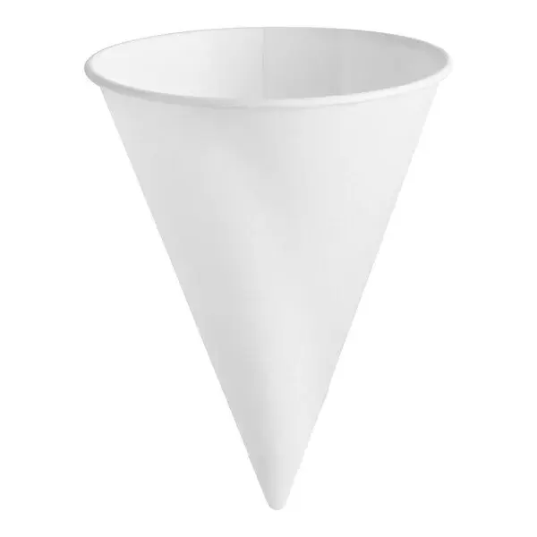 White Rolled Rim Paper - 100 pcs