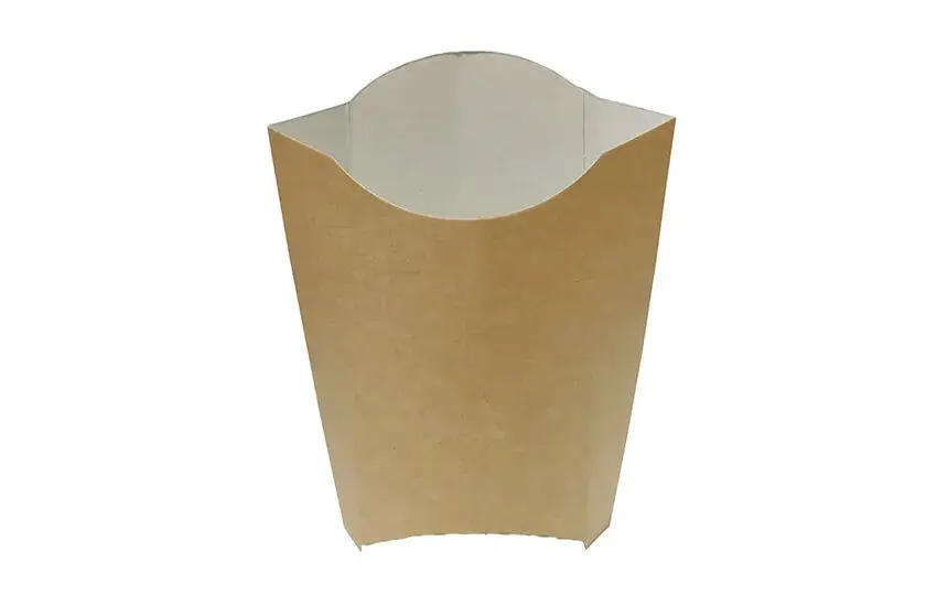 Environmentally-friendly Kraft Paper Chip Box - 50 pcs