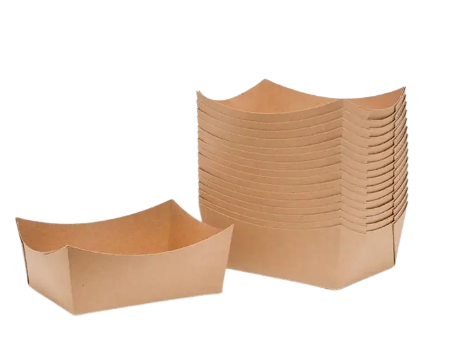 Paper Tray to-go Containers - 50 pcs