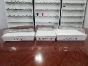 Disposable White Paper Sushi Box with Clear Lid - 25 pcs