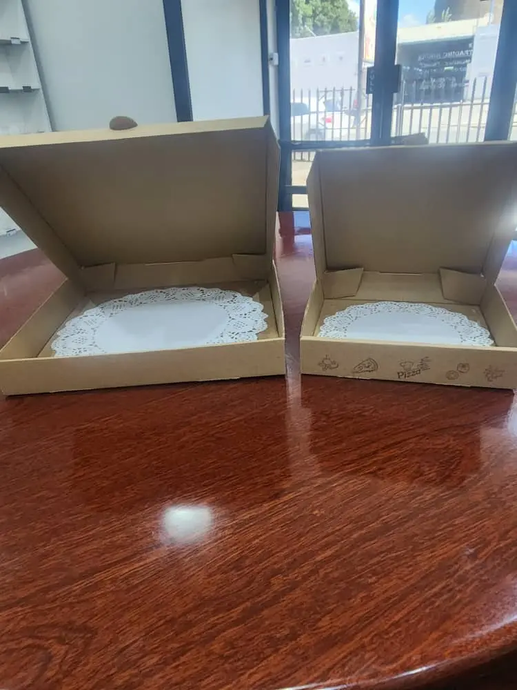 Corrugated Cardboard Pizza Box - 50 pcs