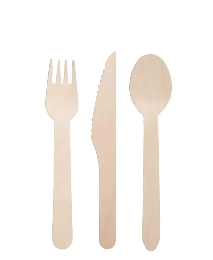 Wooden Cutlery Set -25 pcs