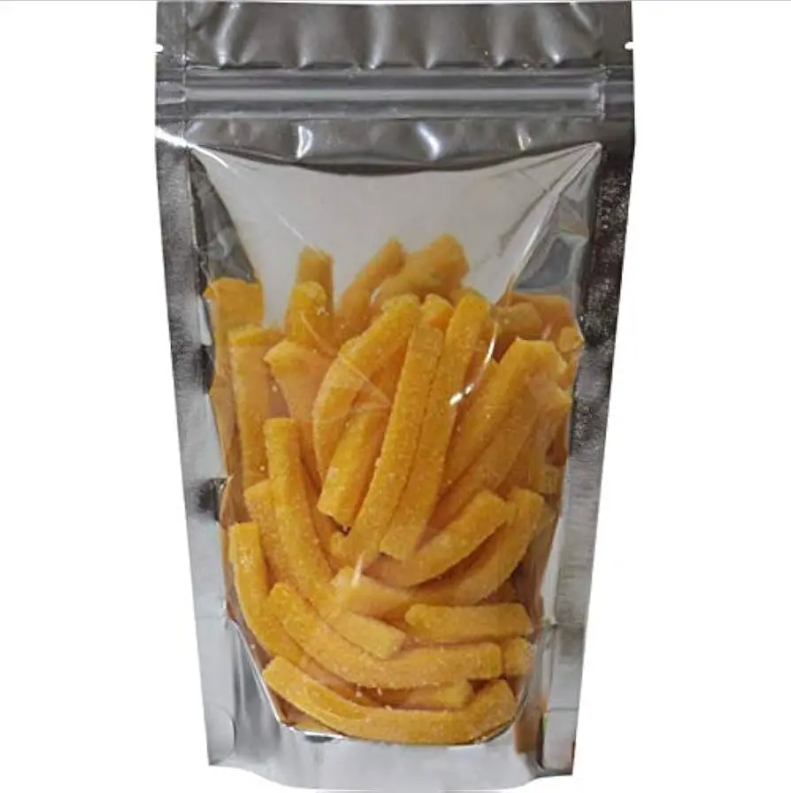 Aluminum Stand Up Bag with Front Clear and Ziplock - 50 pcs