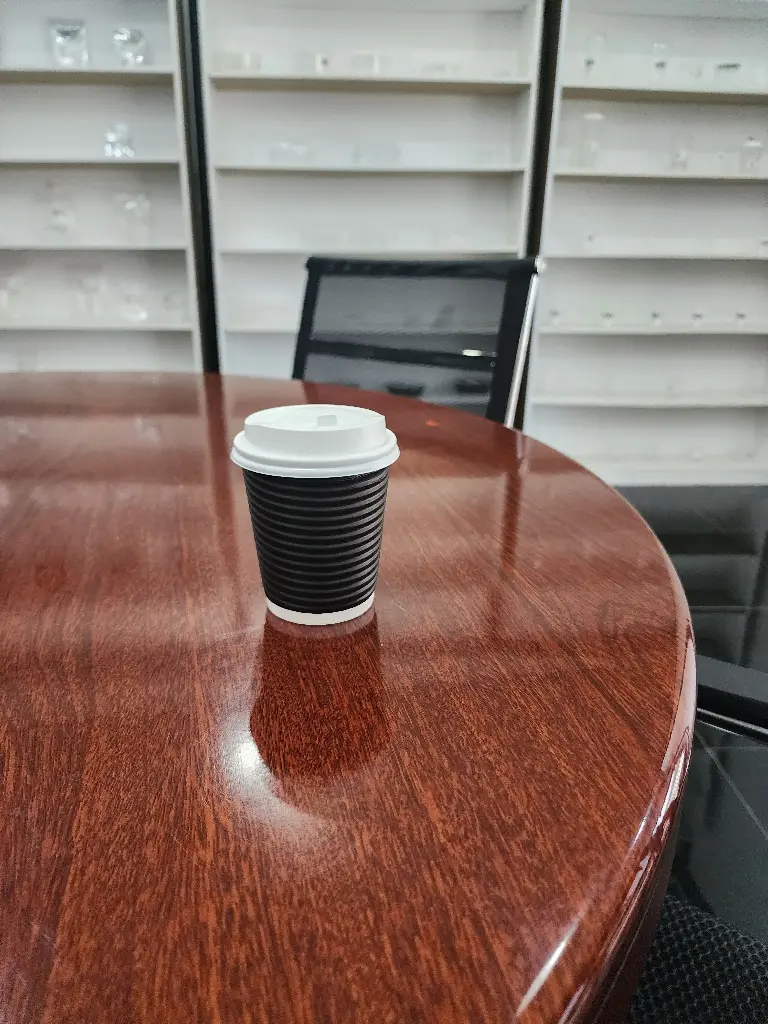 Coffee ripple cup Black - 25 pcs