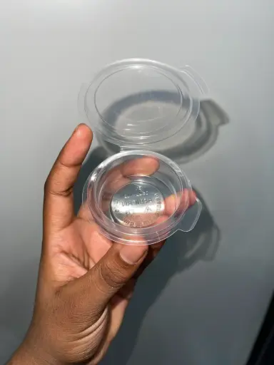 PET Disposable Sauce Cups with Lid - 25 pcs