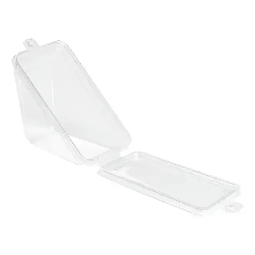 [disposable-plastic-sandwich-box-127] Disposable Plastic Sandwich Box - 100 pcs