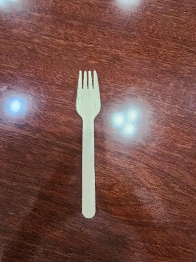 Birch wood fork - 25 pcs