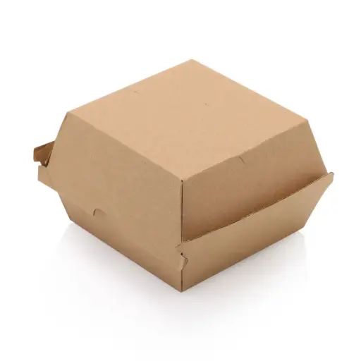 Corrugated Cardboard Burger Box - 50 pcs