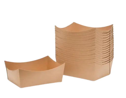 Paper Tray to-go Containers - 50 pcs